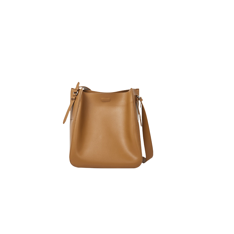 Bolso de hombro con correa ajustable para mujer, bolso de mano de diseñador elegante de cuero genuino de lujo para mujer