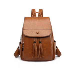 Bolso de moda para mujer, mochila informal, mochila para mujer, mochila de viaje de gran volumen para exteriores con dos bolsillos laterales
