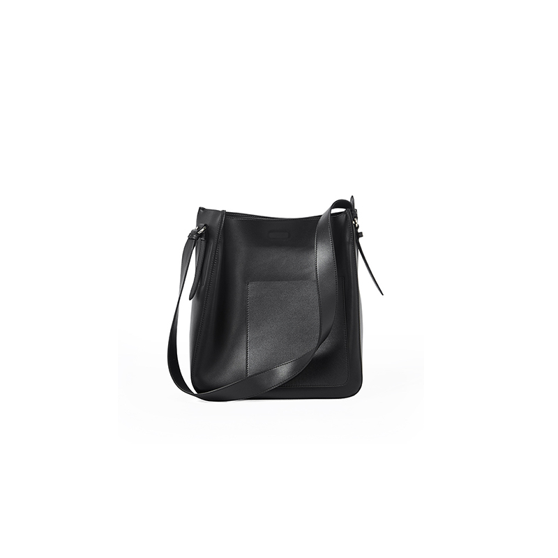 Bolso de hombro con correa ajustable para mujer, bolso de mano de diseñador elegante de cuero genuino de lujo para mujer