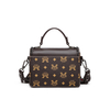 2022 nuevo bolso con insignia de moda tendencia versátil un hombro mensajero pequeño bolso cuadrado bolso de cuero de alta calidad para mujer