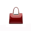 Bolso de mano de charol de lujo de última moda, bandolera de piel sintética para mujer