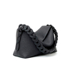 Bandolera de piel auténtica esponjosa para mujer, bolsa de trabajo de uso diario para mujeres jóvenes