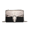 2022 Ins Fashion Genuine Python Clutch Bolso de mujer Bolsos de cuero de serpiente Bolso de mano para mujer