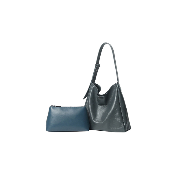 Bolso de mujer de cuero genuino más vendido, nuevo diseñador de lujo, bolsos de hombro de cuero de aceite de cera para mujer, bolso de mano para mujer al por mayor