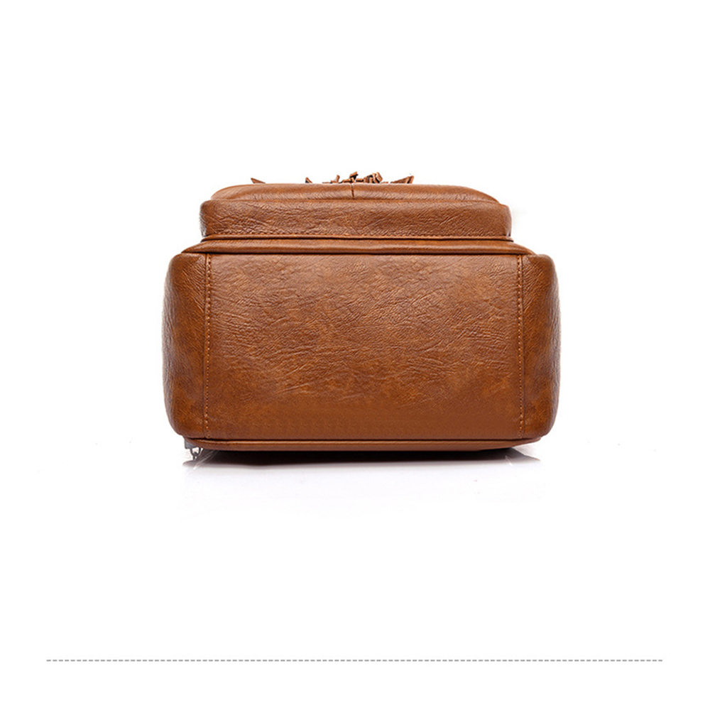 Bolso de moda para mujer, mochila informal, mochila para mujer, mochila de viaje de gran volumen para exteriores con dos bolsillos laterales