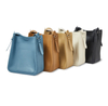 Bolso de hombro con correa ajustable para mujer, bolso de mano de diseñador elegante de cuero genuino de lujo para mujer