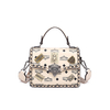 2022 nuevo bolso con insignia de moda tendencia versátil un hombro mensajero pequeño bolso cuadrado bolso de cuero de alta calidad para mujer