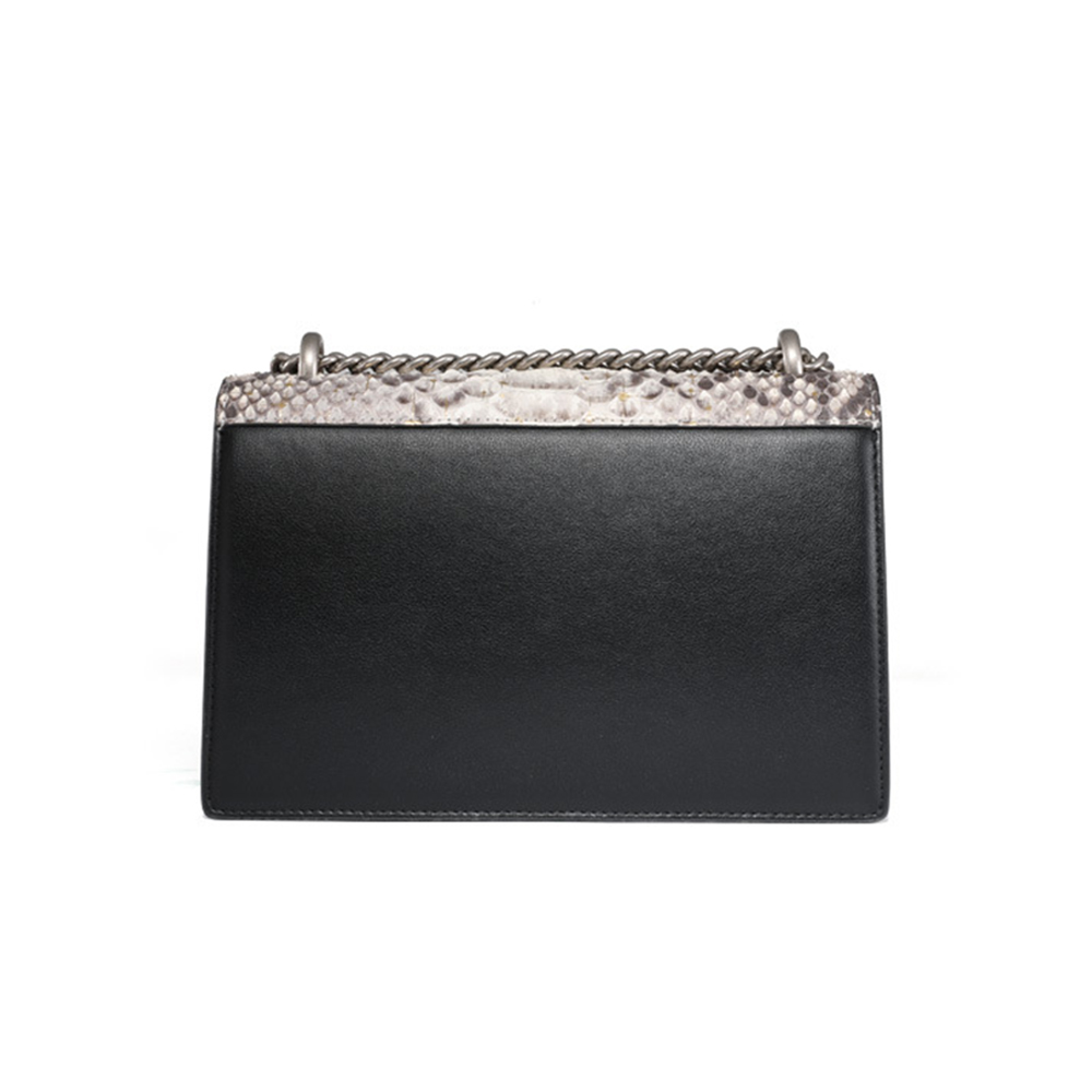 2022 Ins Fashion Genuine Python Clutch Bolso de mujer Bolsos de cuero de serpiente Bolso de mano para mujer