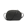 Tejido Sling Crossbody bolsos de mano para mujer bolso de hombro PU cuero Lindo estudiante damas bolsos